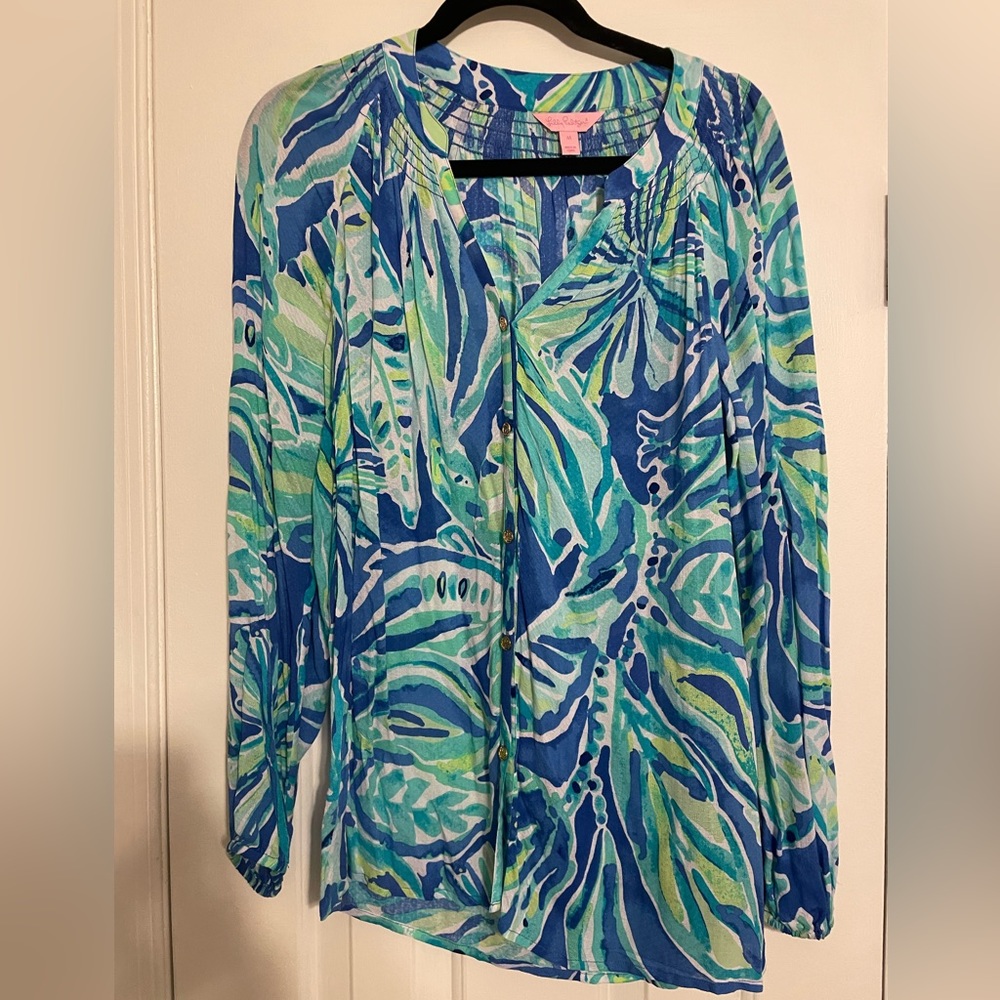 Lilly Pulitzer Button Up Elsa
